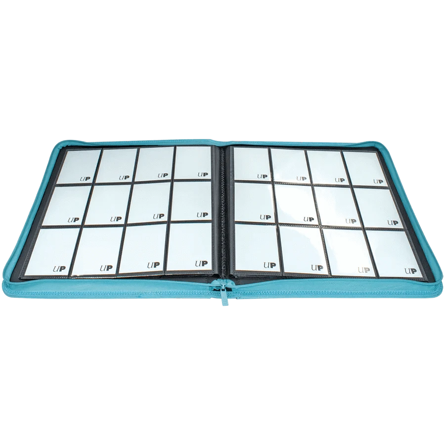 Techzone Geelong ULTRA PRO Binder - 12 pocket Zippered PRO Binder - Light Blue