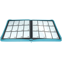 Thumbnail for Techzone Geelong ULTRA PRO Binder - 12 pocket Zippered PRO Binder - Light Blue
