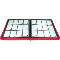 Thumbnail for Techzone Geelong ULTRA PRO Binder - 12 pocket Zippered PRO Binder - Red