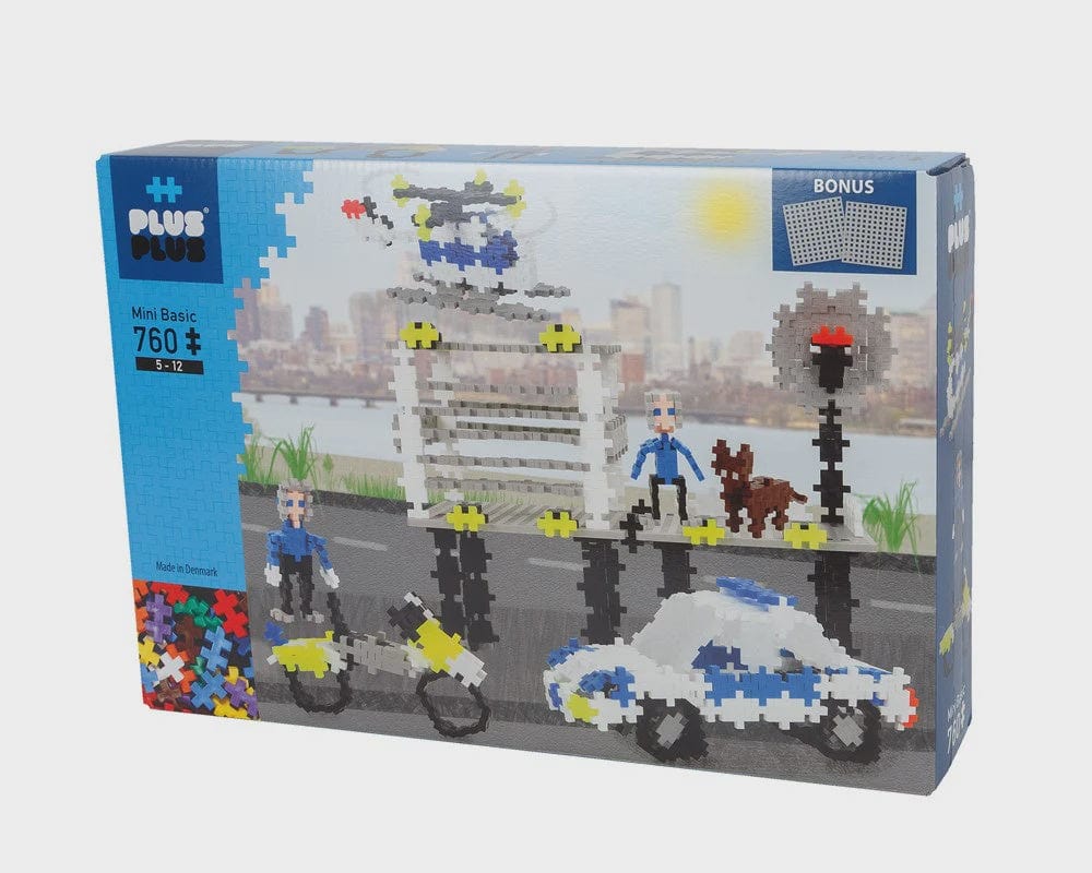 plus plus stem PLUS-PLUS - BASIC POLICE - 760 PCS