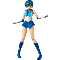 Thumbnail for bandai figure Sailor Moon - Sailor Mercury (Animation Color Edition) S.H.Figuarts 5.5” Action Figure