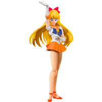 Thumbnail for bandai figure Sailor Moon - Sailor Venus (Animation Color Edition) S.H.Figuarts 5.5” Action Figure