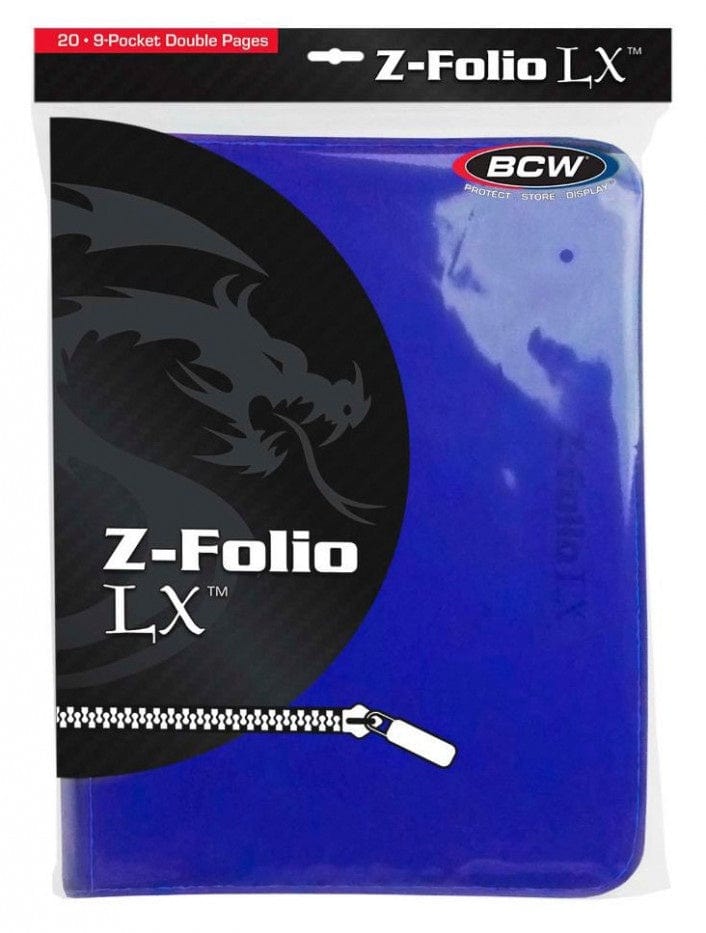 bcw General BCW Z Folio LX Album 9 Pocket Blue