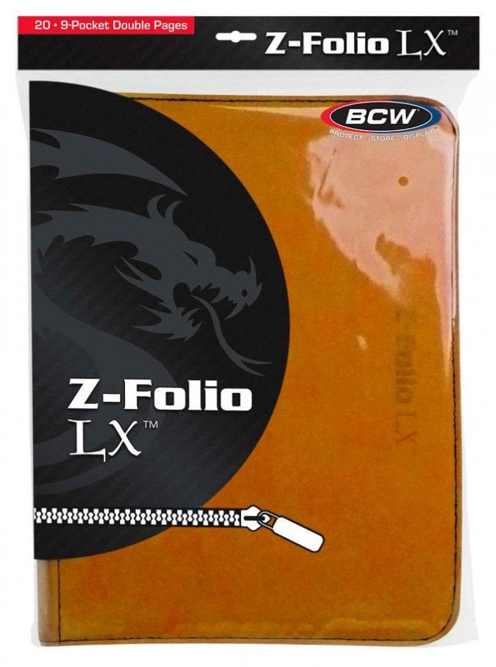 bcw General BCW Z Folio LX Album 9 Pocket Orange