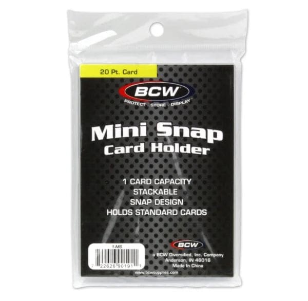 bcw General Mini Snap Card Holder