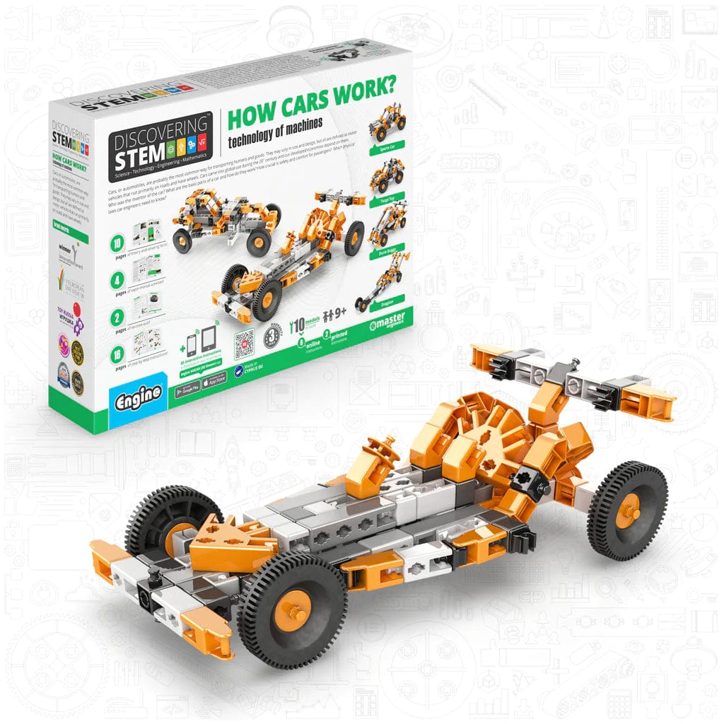 engino stem ENGINO - DISCOVERING STEM - HOW CARS WORK - TECHNOLOGY OF MACHINES