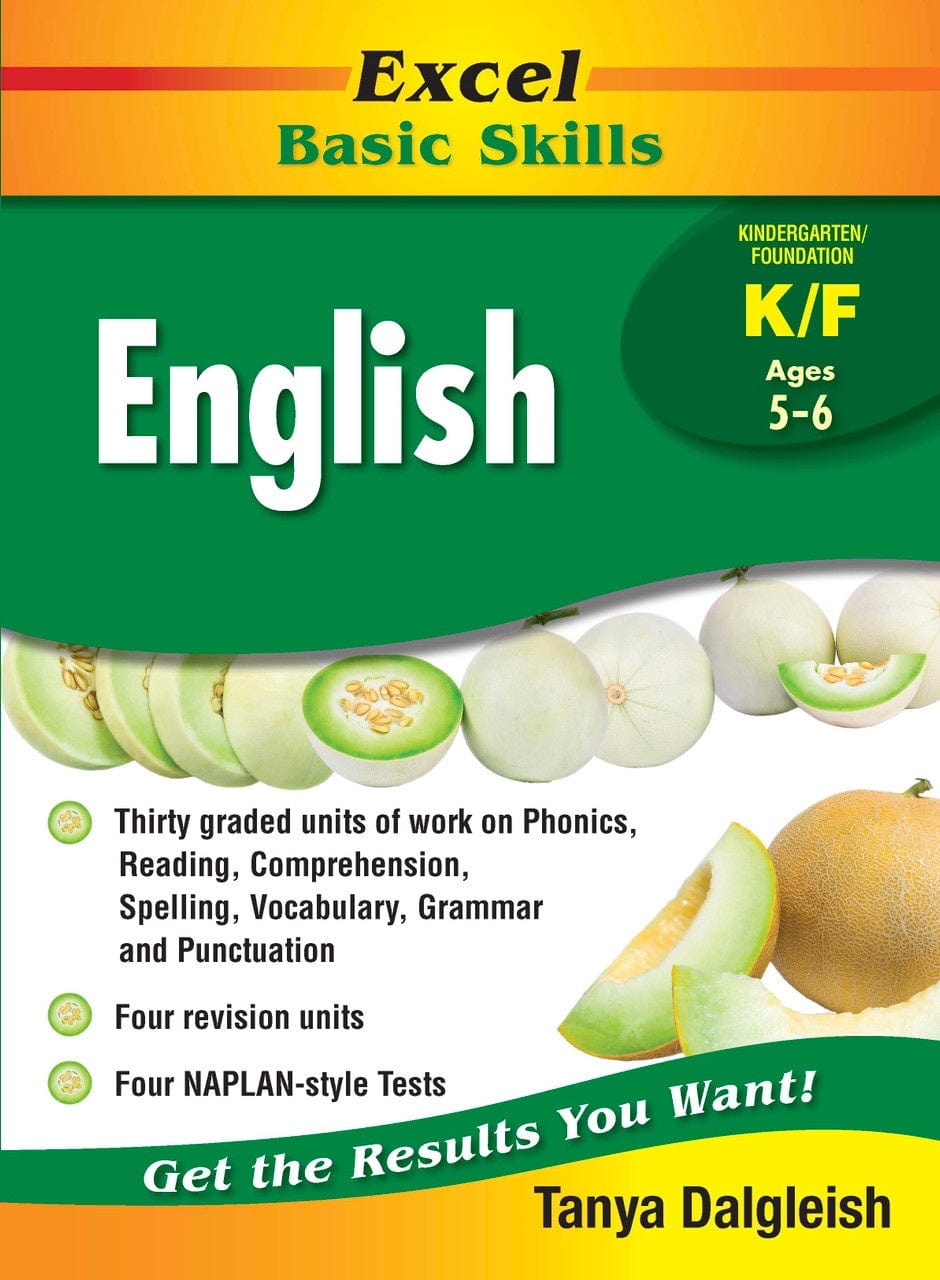 excel stem Excel Basic Skills - English Kindergarten/Foundation