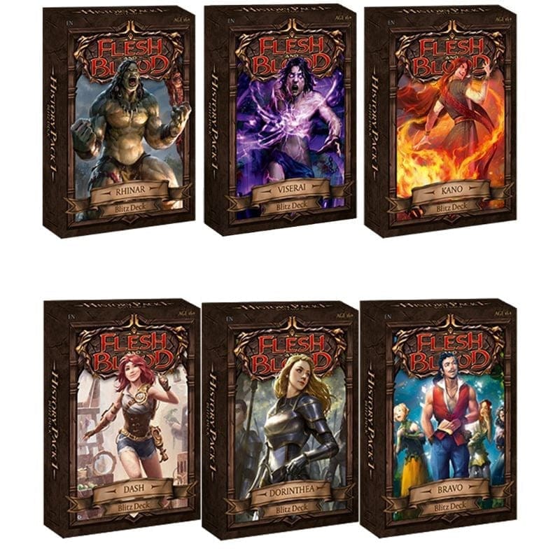 Flesh and Blood History Pack 1 Blitz Decks (ASSORTED) – Techzone Geelong