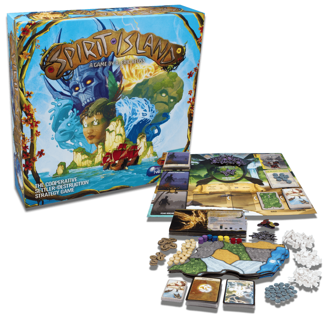 Greater Than Games Board game Spirit Island: Cooperative Settler-Destruction Strategy Game