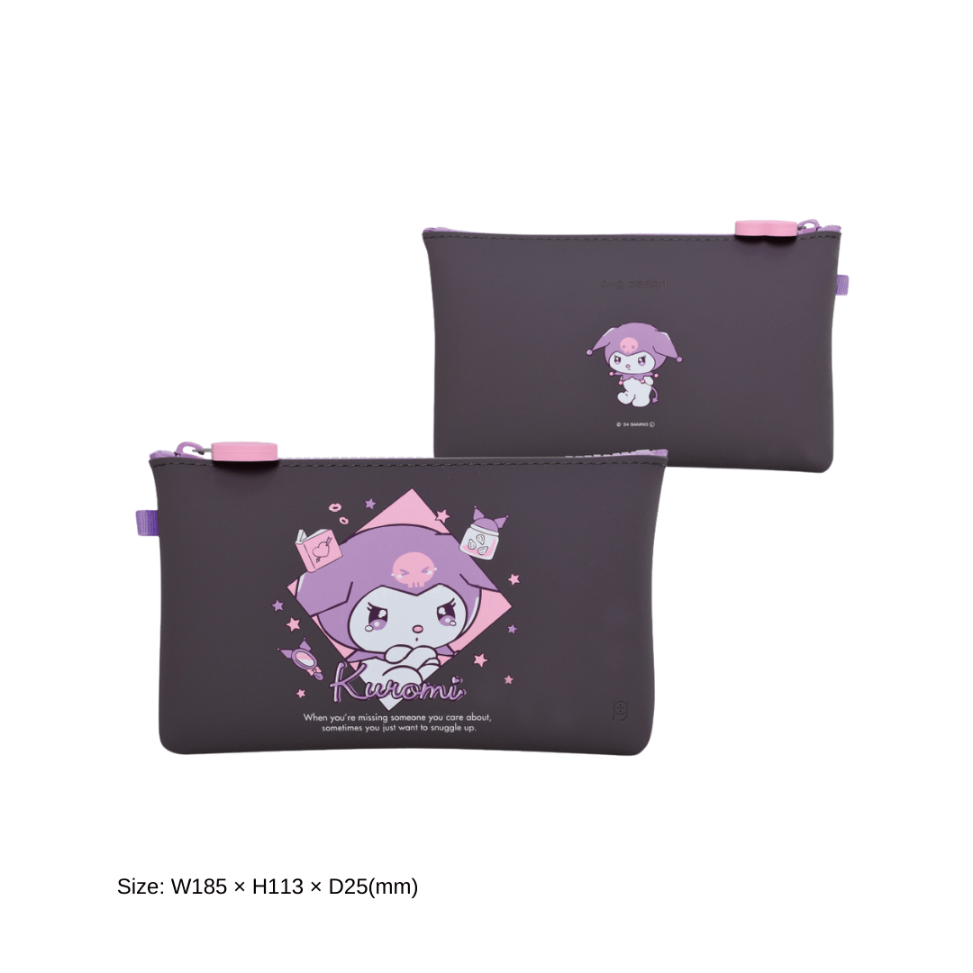 Kawada novelty Kuromi Zipper Pouch - Large