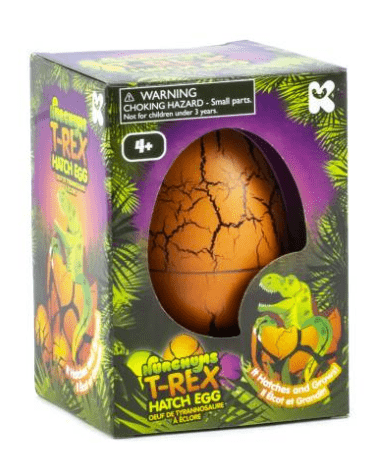 Keycraft sensory NURCHUMS Large T-Rex Hatching Eggs