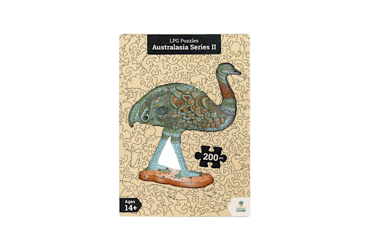 lets play games Wooden puzzle LPG Puzzles Wooden Oceania Animals Series 2 - Emu