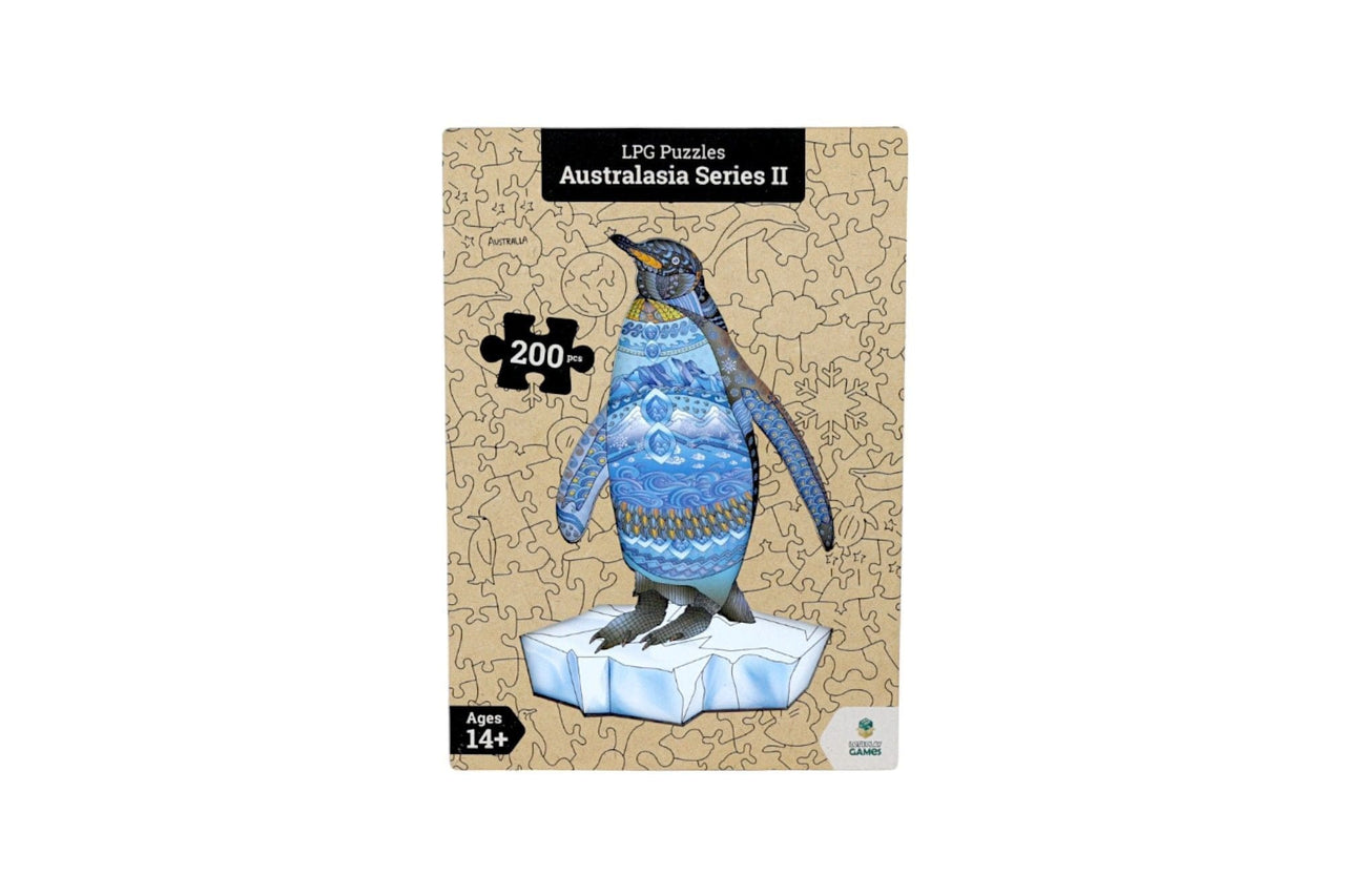 lets play games Wooden puzzle LPG Puzzles Wooden Oceania Animals Series 2 - Penguin