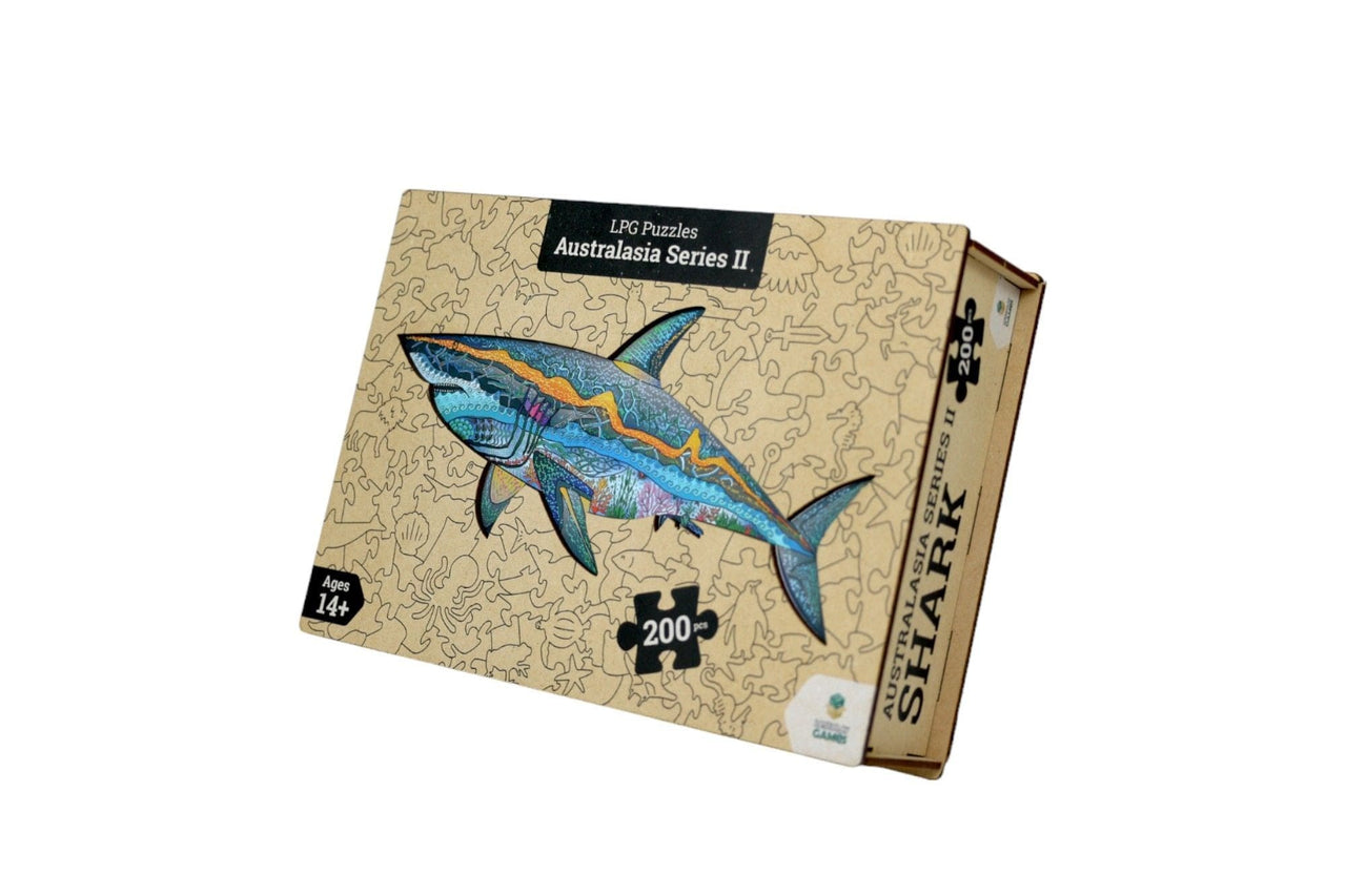 lets play games Wooden puzzle LPG Puzzles Wooden Oceania Animals Series 2 - Shark