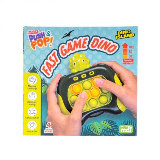 mdi sensory Dino Island Push & Pop Fast Game