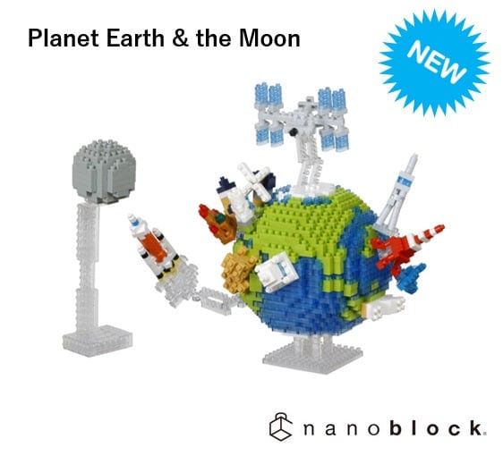 nanoblock nanoblock nanoblock - Planet Earth & the Moon