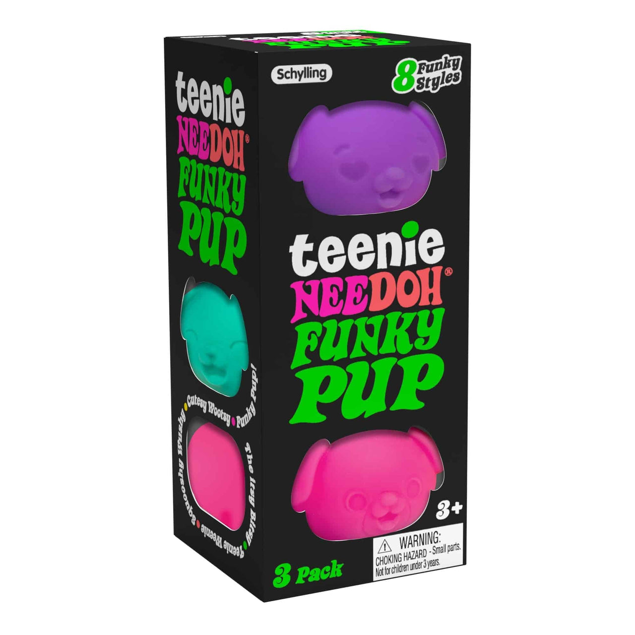 needoh sensory Schylling - Funky Pups Teenie Nee Doh
