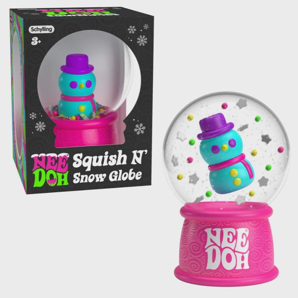 needoh sensory Schylling - Squish n Snow Globe (Christmas) Nee Doh