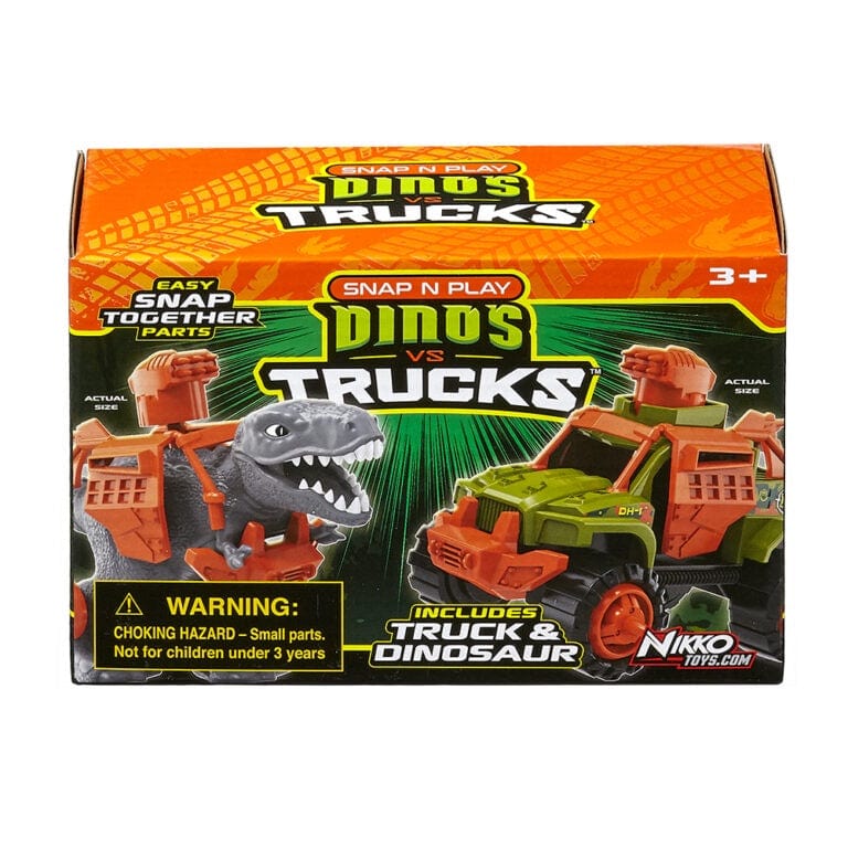 Nikko building Nikko Snap n Play - Dinos VS Trucks