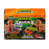 Thumbnail for Nikko building Nikko Snap n Play - Dinos VS Trucks