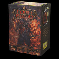 Thumbnail for Not specified card accessories Sleeves - Dragon Shield - Box 100 - Matte Art - Flesh and Blood Uprising Fai