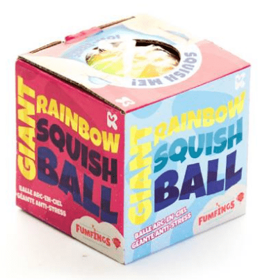 Not specified sensory Large Rainbow Squish Ball