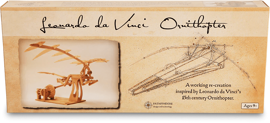 pathfinders stem Pathfinders: Da Vinci Ornithopter Wooden Kit