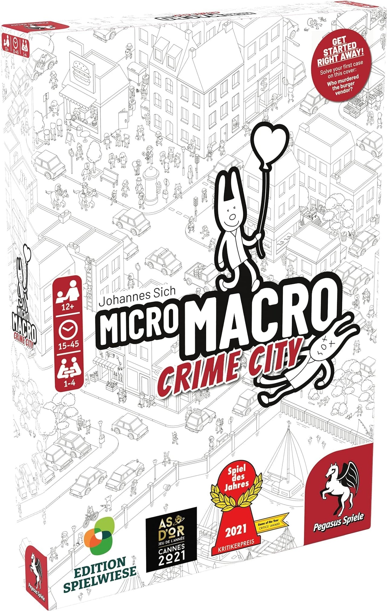Pegasus Spiele Board game Boardgame: MicroMacro Crime City
