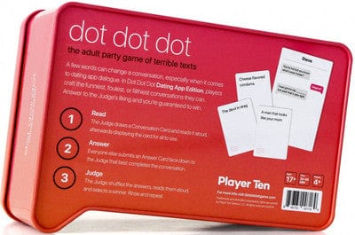 player ten games Board game Dot Dot Dot Dating App Edition