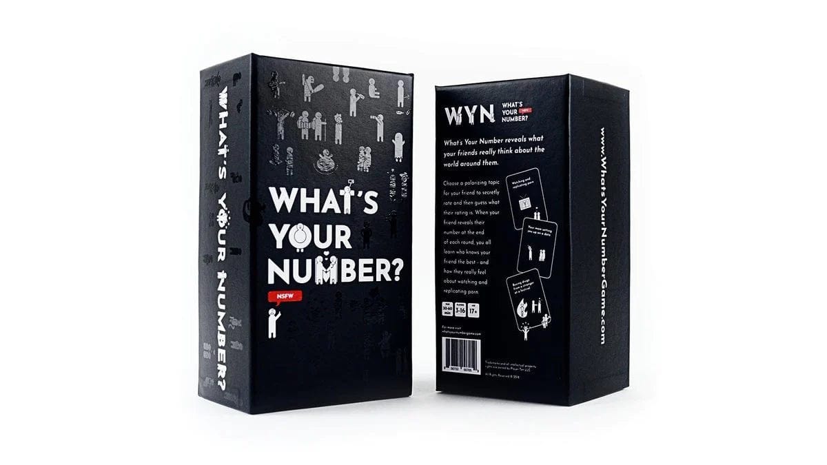 player ten games Board game Whats Your Number NSFW - Adult Board Game
