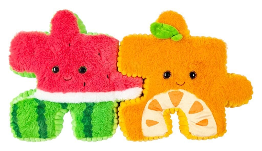 pluzzles plush Watermelon PLUZZLES 8" Fruit Salad assortment