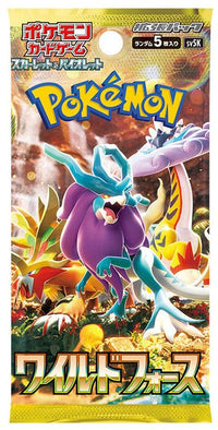 Thumbnail for Pokemon Pokemon Cards Pokémon TCG Scarlet and Violet – Wild Force Booster Pack  [JAPANESE]