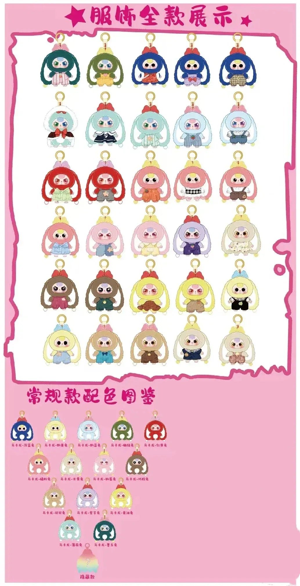 Techzone Geelong Baby Three - Macaron Cute Bunny V2 Plush Blind Box