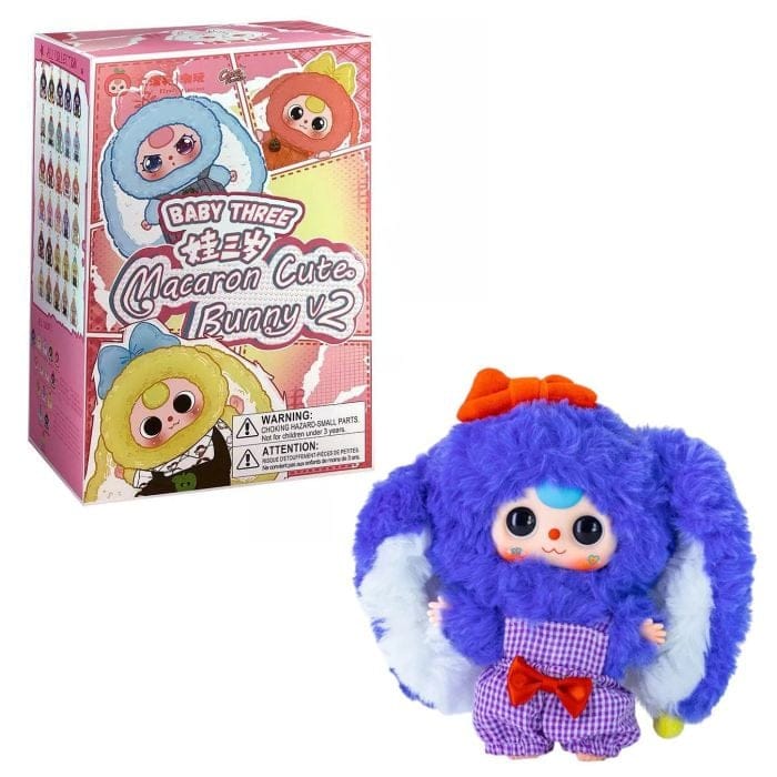 Techzone Geelong Baby Three - Macaron Cute Bunny V2 Plush Blind Box