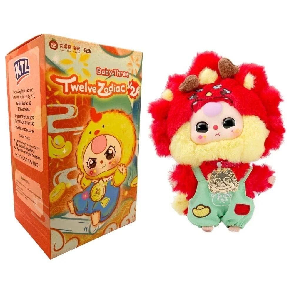 Techzone Geelong Baby Three - Twelve Zodiac V2 Plush Blind Box