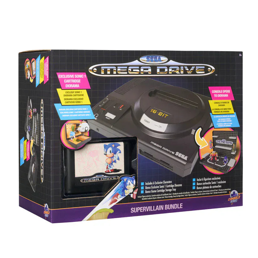 Techzone Geelong CONSOLE HEROES - MEGA DRIVE CONSOLE BOSS LEVEL W SONIC 1
