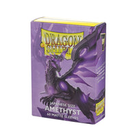 Thumbnail for Techzone Geelong Dragon Shield: Japanese Size Sleeves – Matte – Amethyst