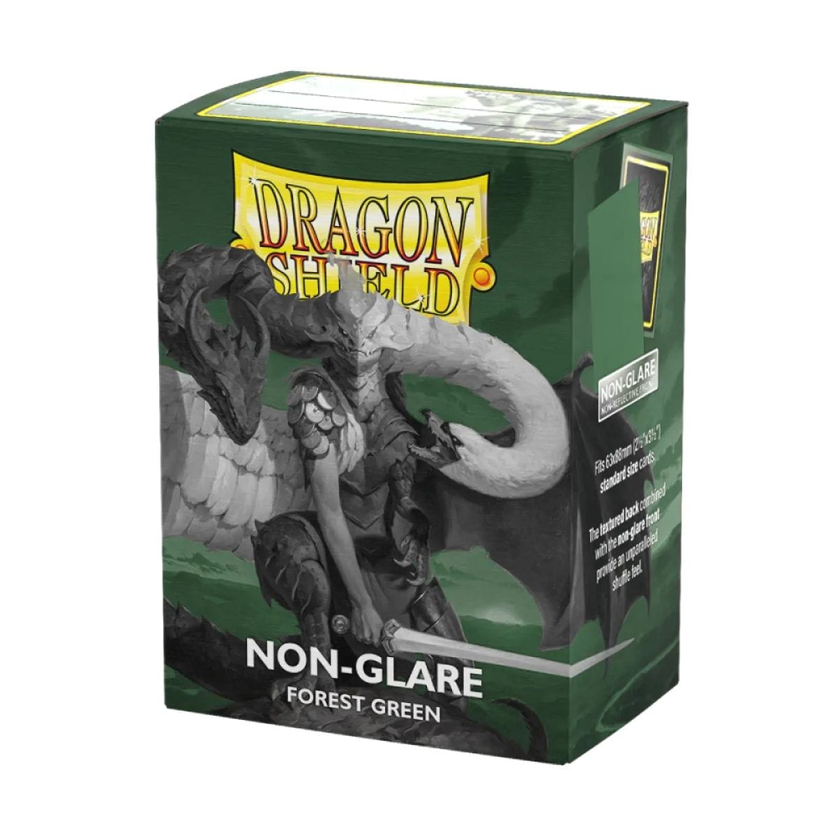 Techzone Geelong Dragon Shield: Non-Glare Sleeves – Matte – Forest Green