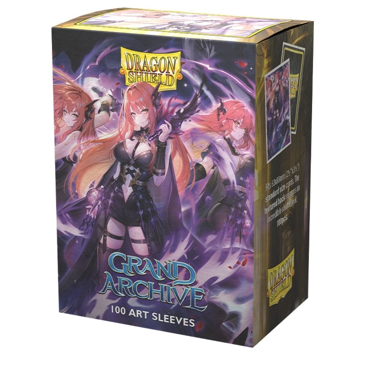 Techzone Geelong Dragon Shield: Sleeves – Matte Art – Grand Archive: Tristan, Shadowdancer
