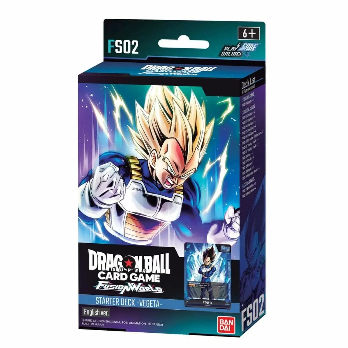 Techzone Geelong Dragonball Super Fusion World Starter Deck - Vegeta