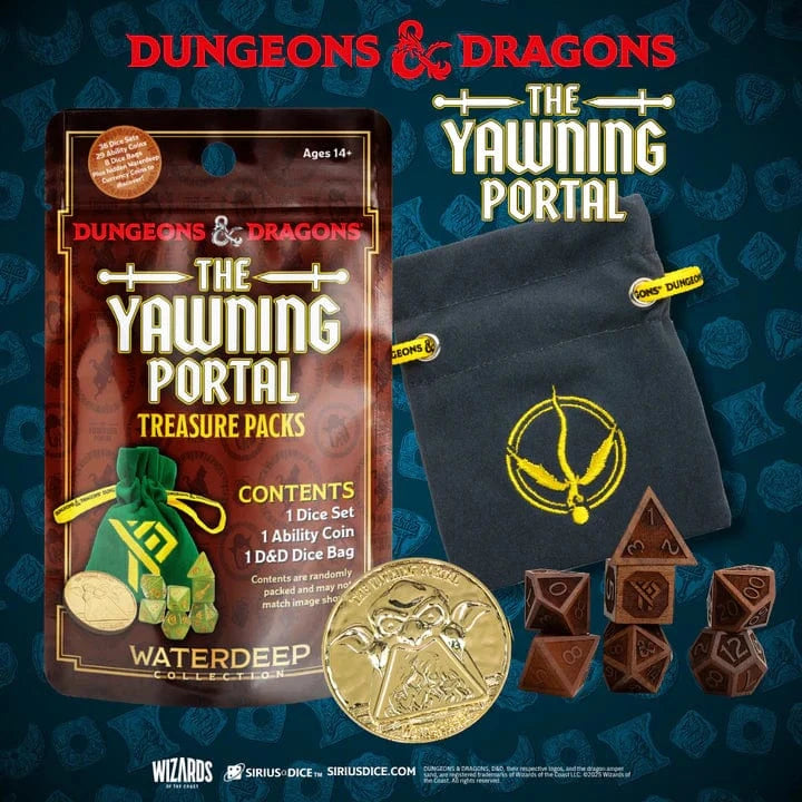 Techzone Geelong Dungeons & Dragons The Yawning Treasure Portal Pack: Waterdeep Collection | Sirius Dice