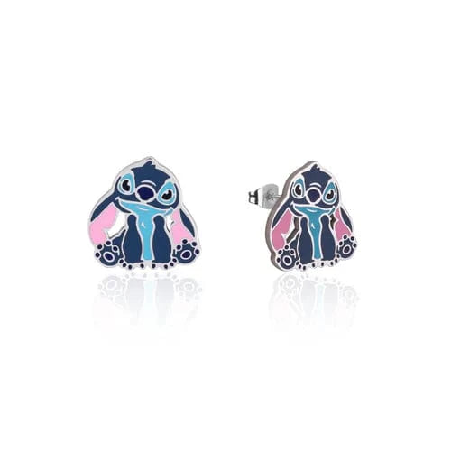 Techzone Geelong ECC Disney Lilo and Stitch Droopy Ears Enamel Stud Earrings