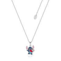 Thumbnail for Techzone Geelong ECC Disney Lilo and Stitch Heart Enamel Necklace