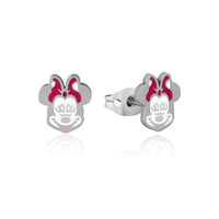 Thumbnail for Techzone Geelong ECC Disney Minnie Mouse Enamel Stud Earrings Silver