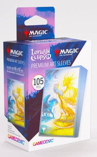 Thumbnail for Techzone Geelong Gamegenic Magic The Gathering Lorwyn Eclipsed Premium Art Sleeves - Celestial Reunion 66mmx92mm 105 Sleeves Per Pack