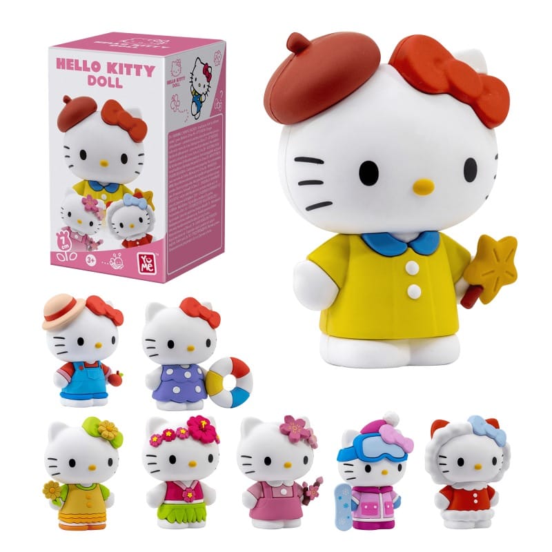 Techzone Geelong Hello Kitty Dress Up Diary 7cm Four Seasons Figurine Blind Box