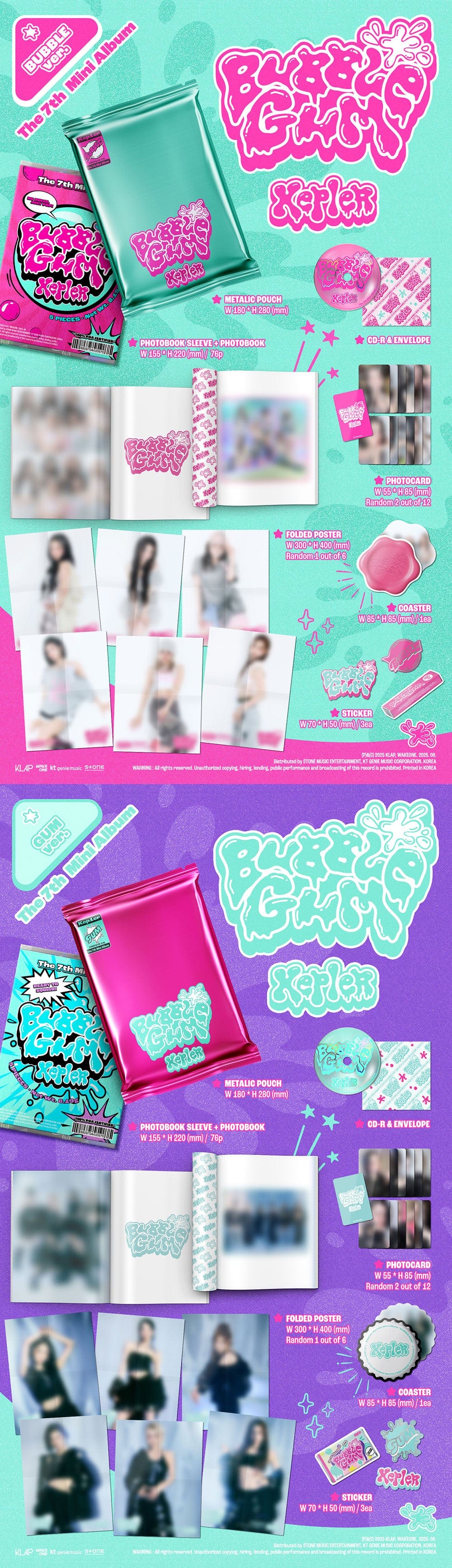 Techzone Geelong (Kep1er) - The 7th Mini Album [BUBBLE GUM] (RANDOM vers.)