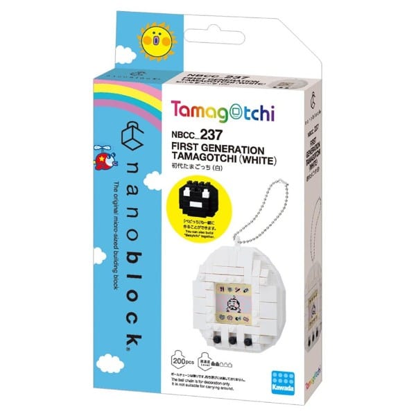 Techzone Geelong Nanoblock 1st Generation Tamagotchi - White
