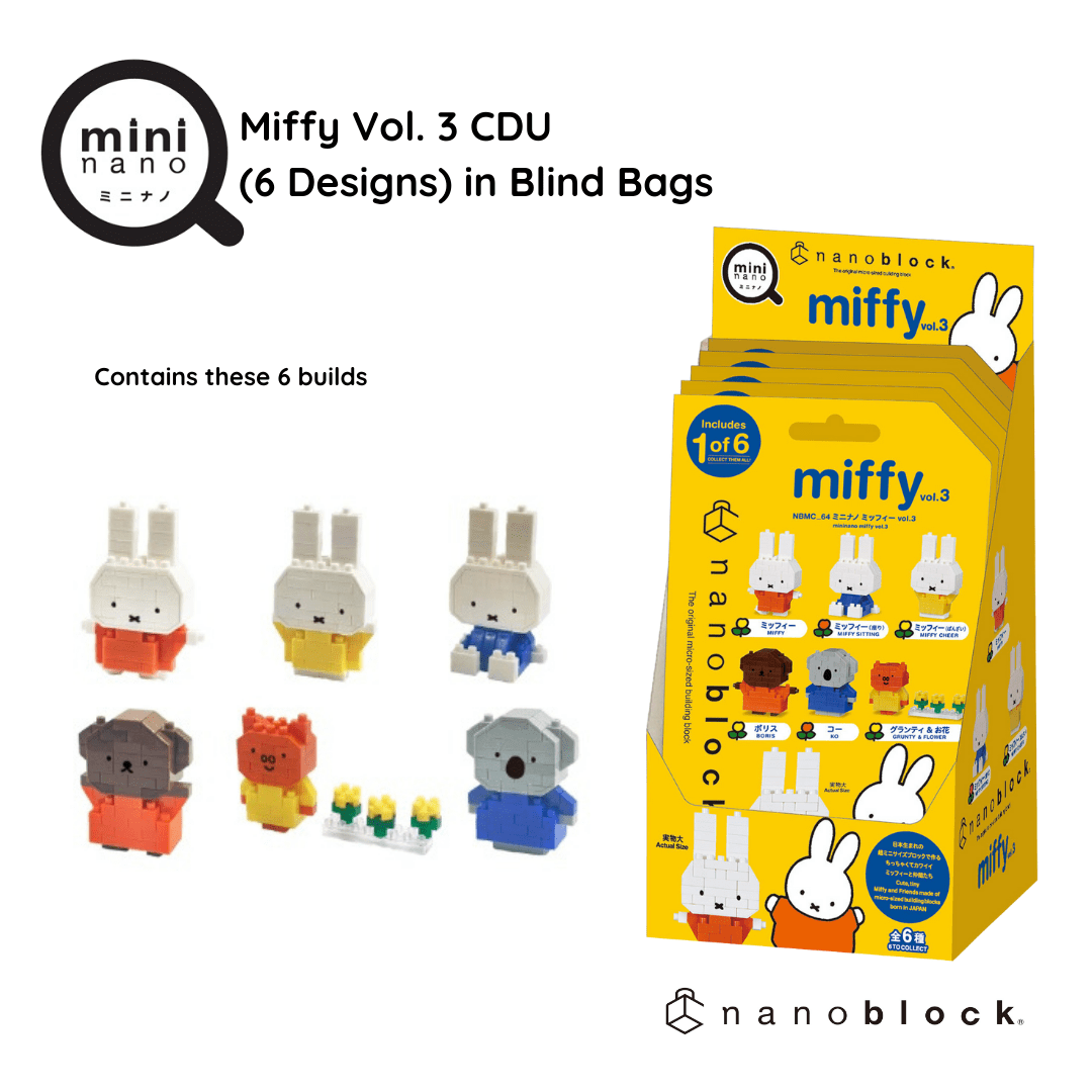 Techzone Geelong nanoblock mininano - Miffy Vol.3 blind bag