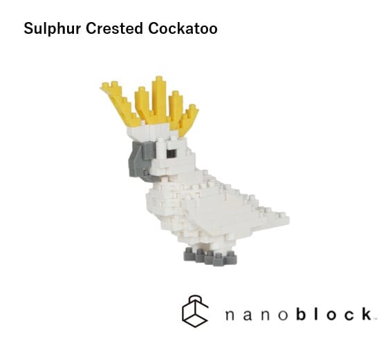 Techzone Geelong nanoblock Sulphur Crested Cockatoo nanoblock